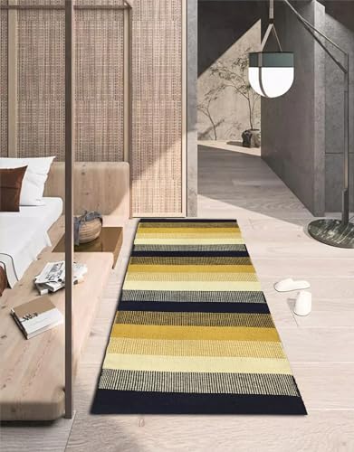 Image of Eco-Friendly Cotton Rug - 2x5 ft Runner for Compact Spaces, Designed for Comfort and Everyday Use