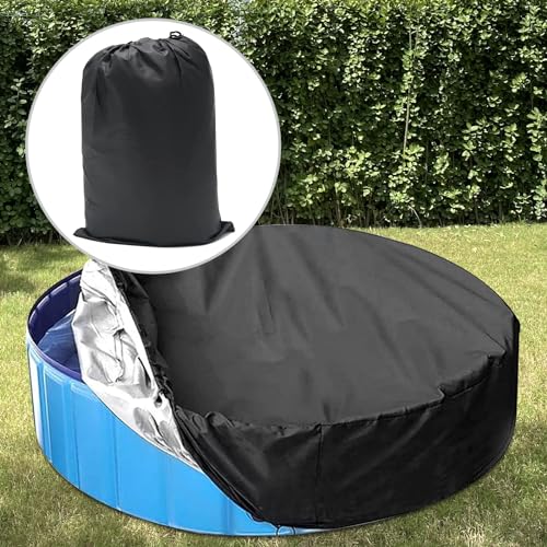 Cobertor redondo de piscina 10 ft con accesorios miniatura 6
