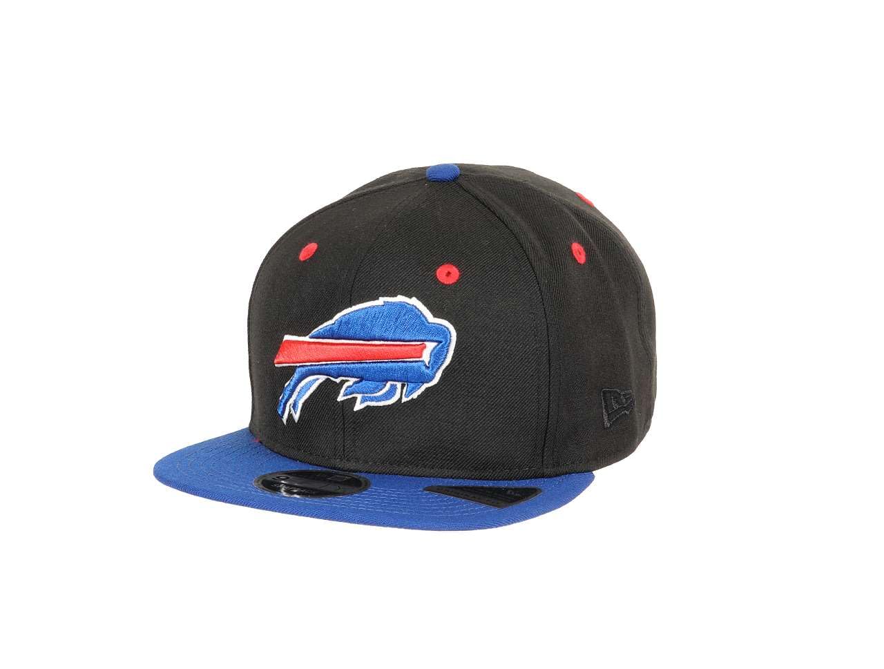 New Era Buffalo Bills NFL Two Tone Black Blue 9Fifty Original Fit Adjustable Snapback Cap