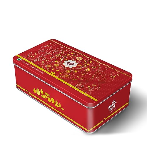 Image of Paper Boat Holi Dry Fruit Gift Box, 390G - Gourmet Holi Dryfruit Gift Hamper|Festive Celebration Gift For Loved Ones|Assorted Mix Of Raw, Flavoured & Trail Mix|Cashews, Almonds, Berries, & Nuts