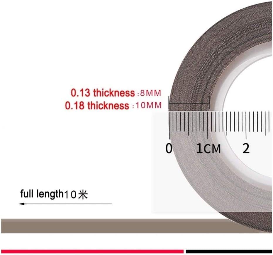 Cinta Adhesiva De Alta Temperatura, Cinta De Teflón, Máquina Selladora De Cinta De Alta Temperatura, Cinta Resistente Al Calor, Aislamiento De Teflón Contra Incendios, 30,0.18-30mm widex 10 m long