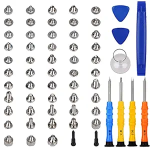 DARYCOM Complete Screw Set with Tools for iPhone 12 mini 2020 A2399 A2176 A2398 A2400 5.4 inches Repair Tool Kit 4 Screwdrivers Location Map Full 55 Pcs Screw Set with 3 Tools Openers & 1 Suction Cup