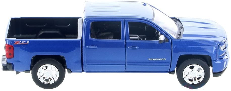 Motormax 2017 Chevy Silverado 1500 LT Z71, Azul, 1:27 miniatura 4