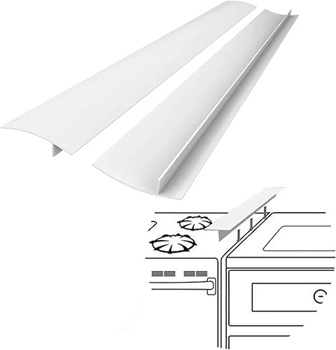 Miniatura 8 de SEVCHY Cubiertas de silicona para huecos para estufas (paquete de 2), relleno de silicona resistente al calor para encimera, sellar el espacio entre