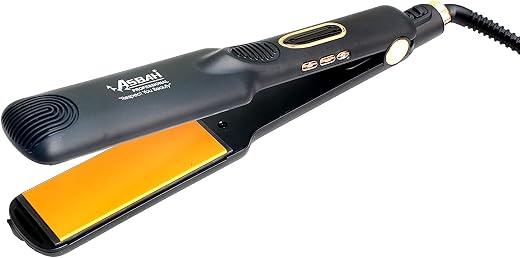 Asbah Professional D'zara Pro Hair Straightener with 3D Floating Plates | Rapid Heat Technology | One Year Warranty, Lifet...