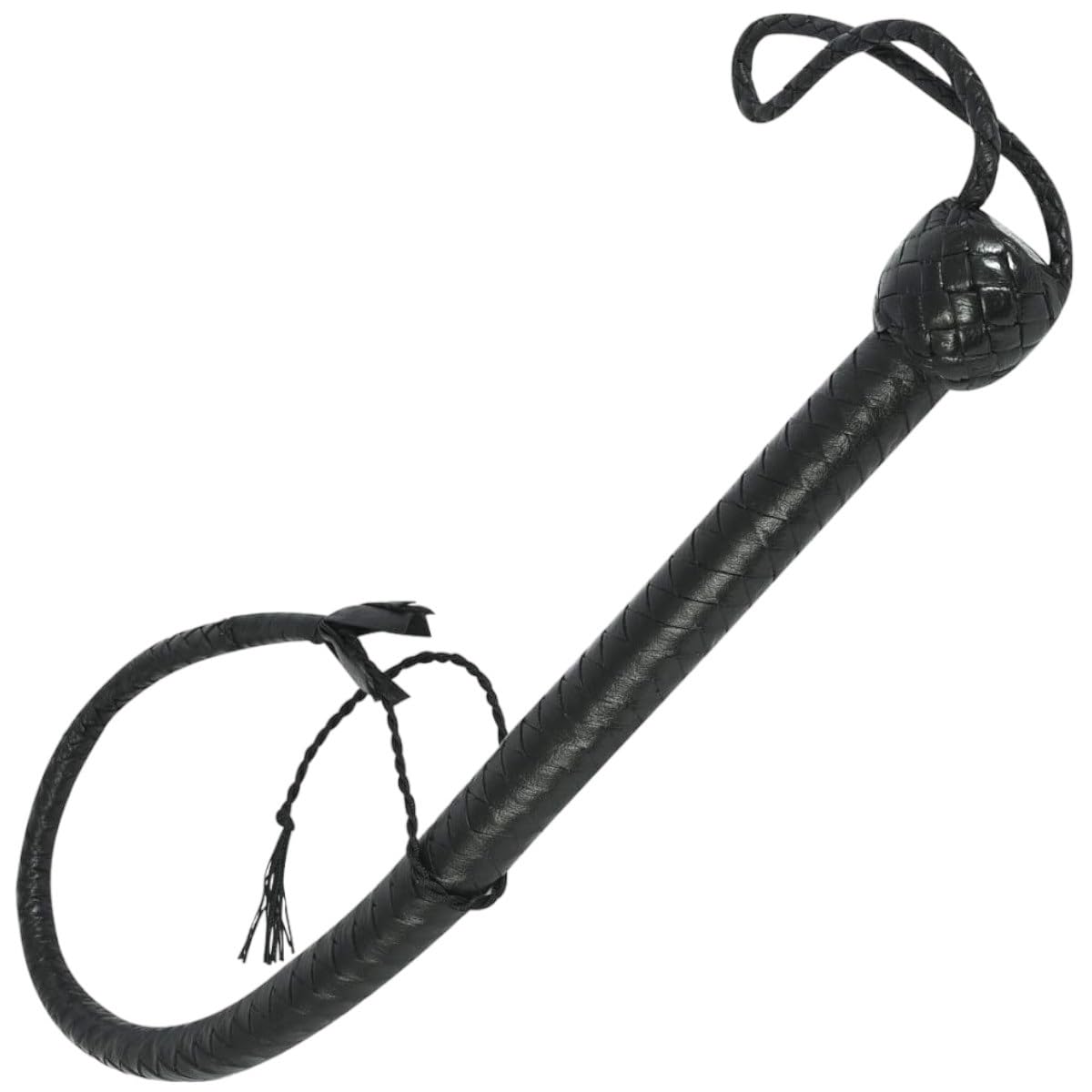 5003 Einsträngige Leder-Peitsche Quirt 100 cm Lederpeitsche erotische Reitpeitsche