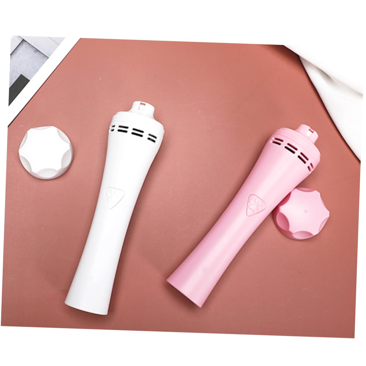 Tronchese Unghie Elettrico per Animali, Taglio Sicuro Rosa | Plastica Resistente, Finitura Liscia, Uso Semplice, per Gatto e Cani, Strumenti per Unghie Domestiche