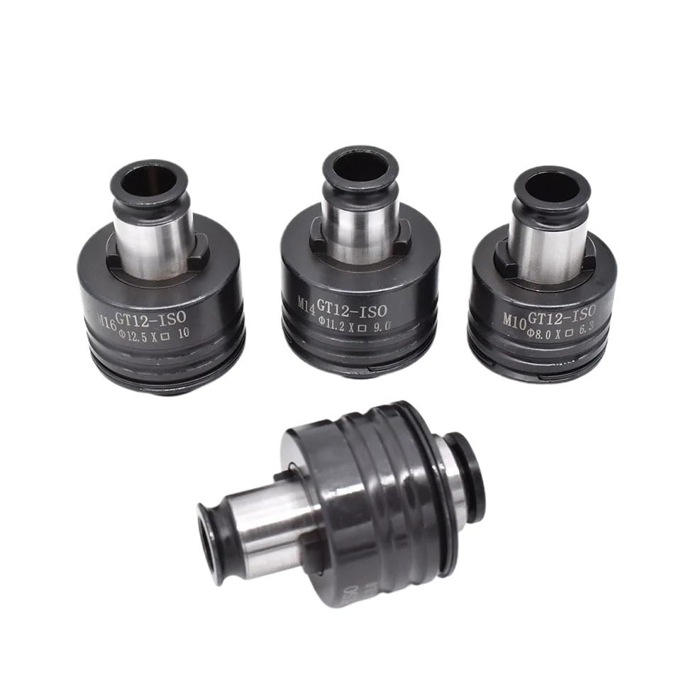 1 pieza GT12 Machos de Roscar Pinzas de Roscado Mandril M2 M3 M4 M6 M10 M12 Mandril Protección Contra Sobrecarga ISO JIS Estándar Macho Anti-Rotura Máquinas Herramientas CNC(JIS Standard,GT12-M10)