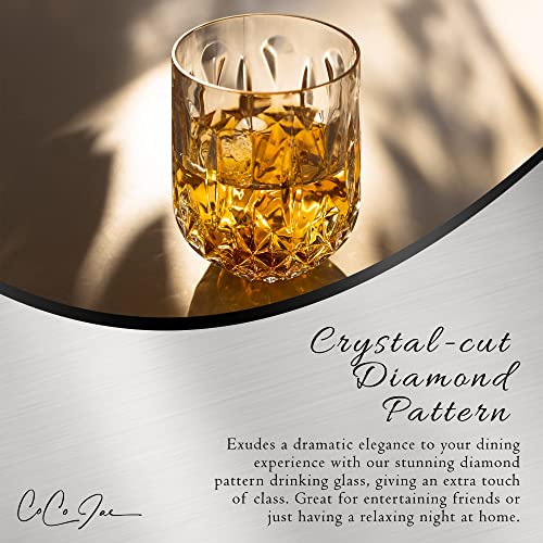 Cocojae Plastic Stemless Wine Glasses, 12 Oz Whiskey Tumblers, Reusable Lowball Cocktail Glasses, Bpa-Free, Dishwasher Safe Rocks Glass, Plastic Wine Glass & Outdoor Drinkware For Pool - Set Of 6 #TOP4