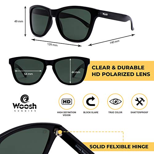 Image of Woosh Polarized Lightweight Sunglasses for Men and Women -Unisex Sunnies for Fishing Beach Running Sports and Outdoors