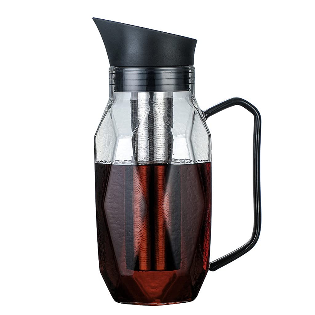 Cold Brew Coffee Maker 1.5L/50.7oz - Iced Coffee Maker, Airtight Cold Brew Cold Brew Pitcher & Tea Infuser, Perfect for Homemade Cold Brew and Iced Coffee