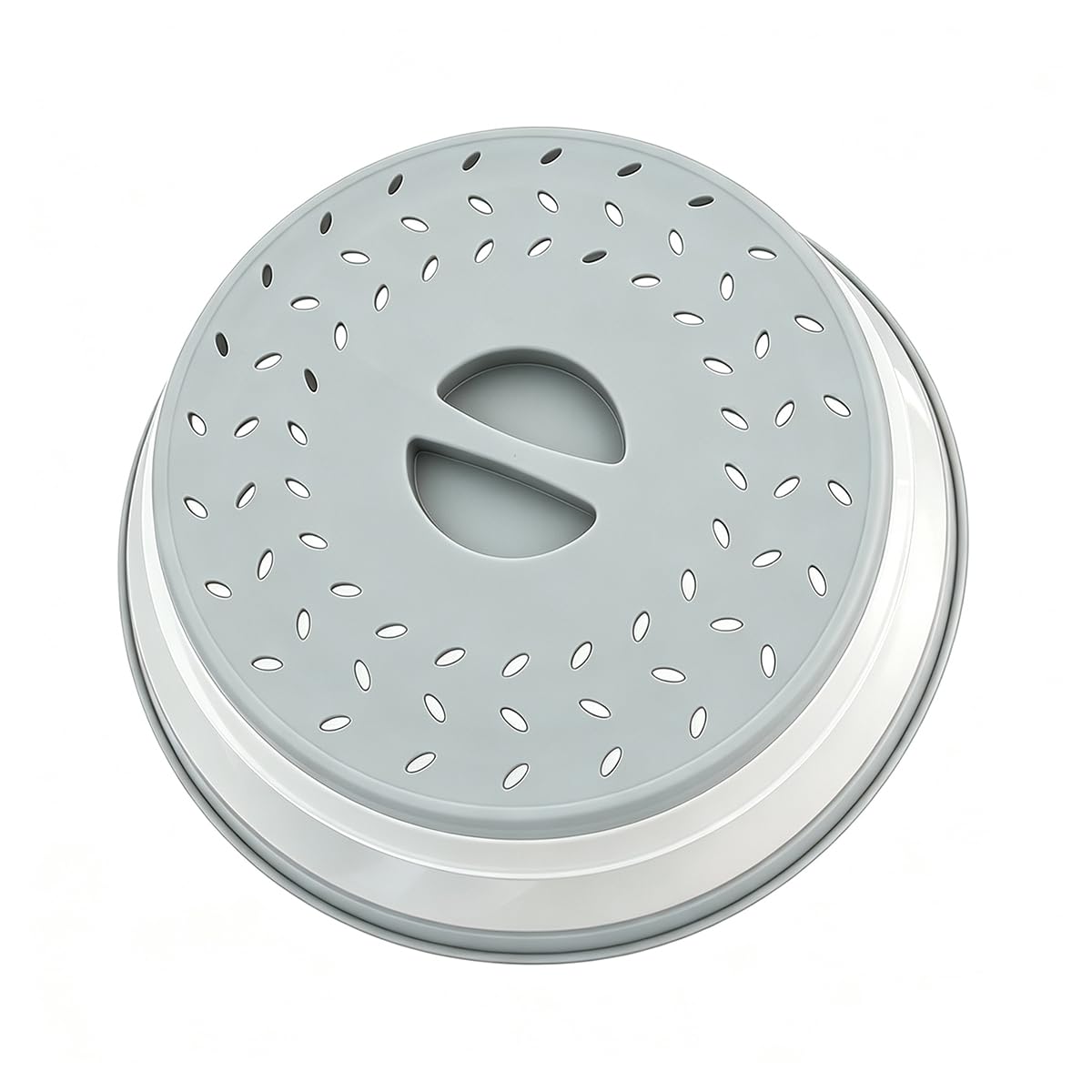 Collapsible Microwave Splatter Cover (10.5 IN,Light grey)