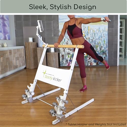Home Fitness Exercise Equipment for Barre, Ballet, Abs, Arms, Strength & Cardio - Freestanding Strong Stable Design for Pushing & Pulling Excercises