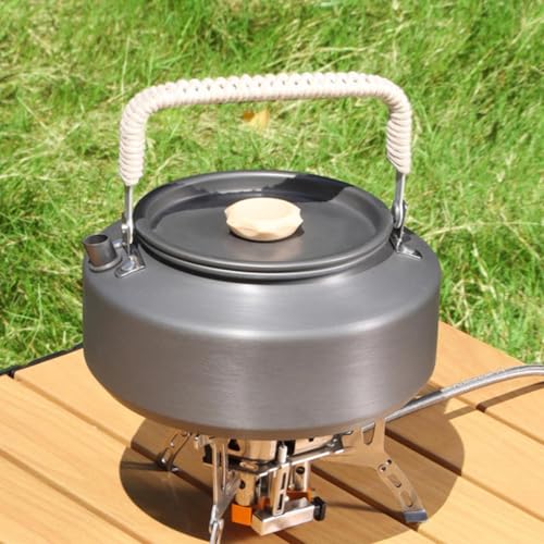Théière de camping et bouilloire résistante à la chaleur pour rando