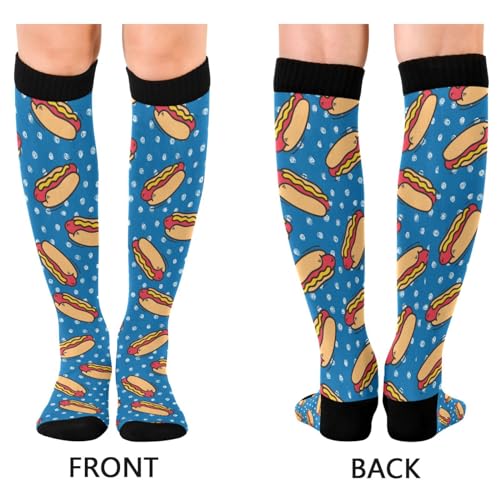 Image of Compression Socks for Women & Men, Knee High Socks for Circulation Medical Running Athletic Nurse Travel