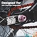 XOUX AX-C BMX Axle Nuts 10MM, Pink