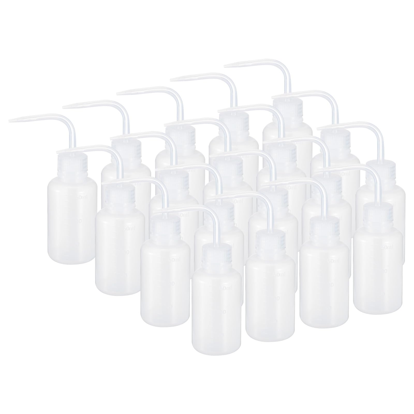 Flacon souple en plastique PATIKIL 150ml | Lot de 24 bouteilles transparentes