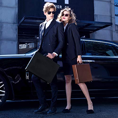 Image of Briefcase Hard Attachment Briefcase for Men & Women /Thin Hardside Laptop Case with Combo Lock
