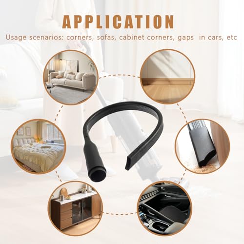 Image of 25-Inch Universal Flexible Long Vacuum Attachment Crevice Cleaning Brush