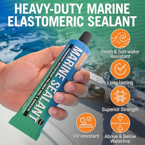 Image of Marine Sealant and Adhesive, Waterproof Marine Grade Caulk