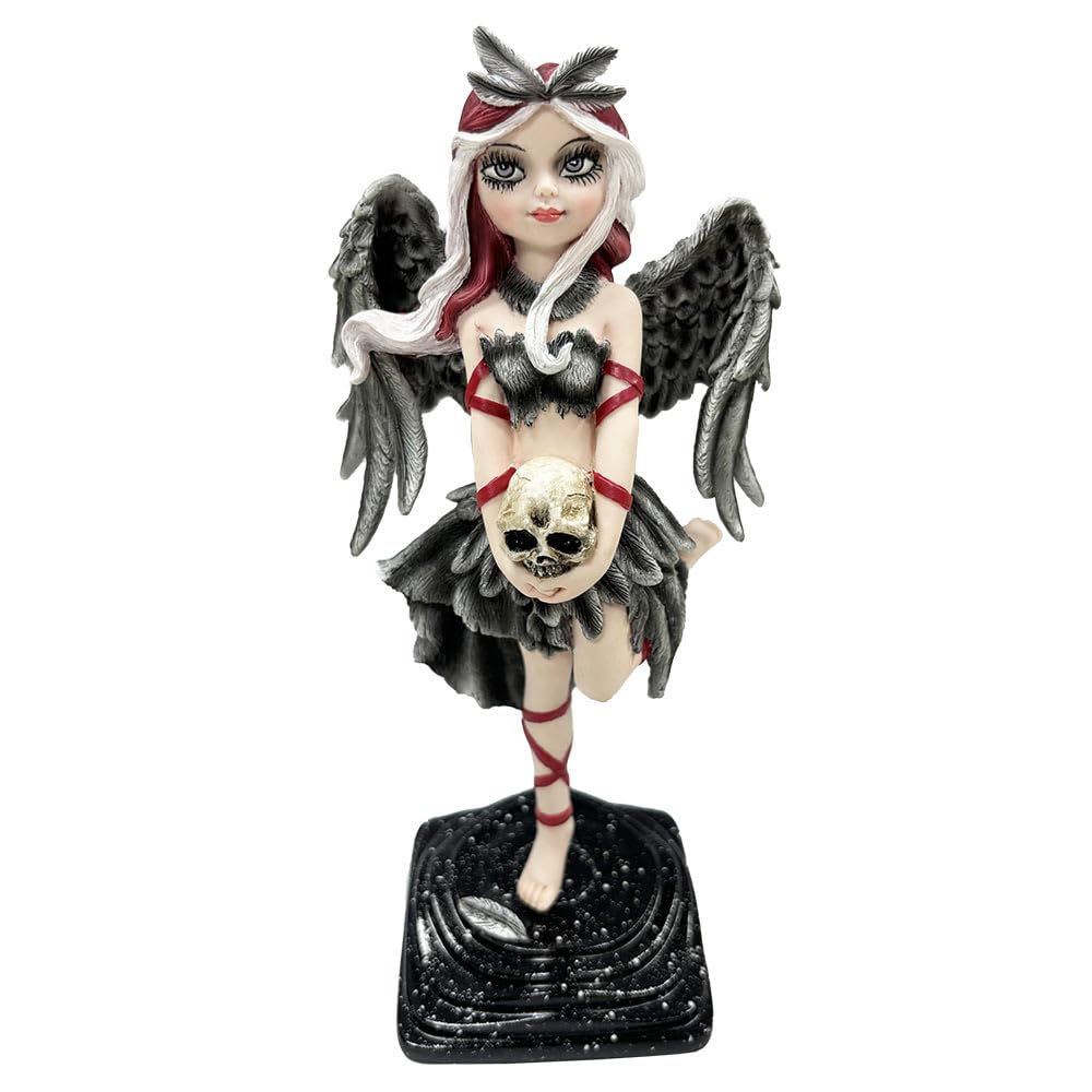 Nemesis Now Fairy Figurine, Hand-Painted Decorative Statue, Decor for Garden Shelf and Home - Shadow FAE