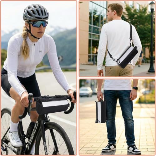 Waterproof Bike Handlebar Bag for E-bike & Bicycle 2.4L Front Storage Bag by WEEKANDIGO - Image 5