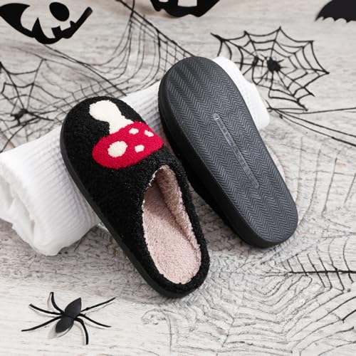 Image of Halloween Christmas Slippers Holiday Slipper House Shoes Home Slipper for Women Fuzzy Outdoor Indoor Bedroom Slippers