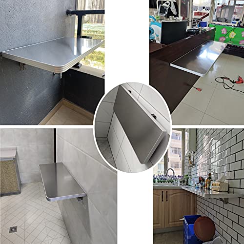 Table de salle à manger pour petit espace et établi de bureau flottant - 8