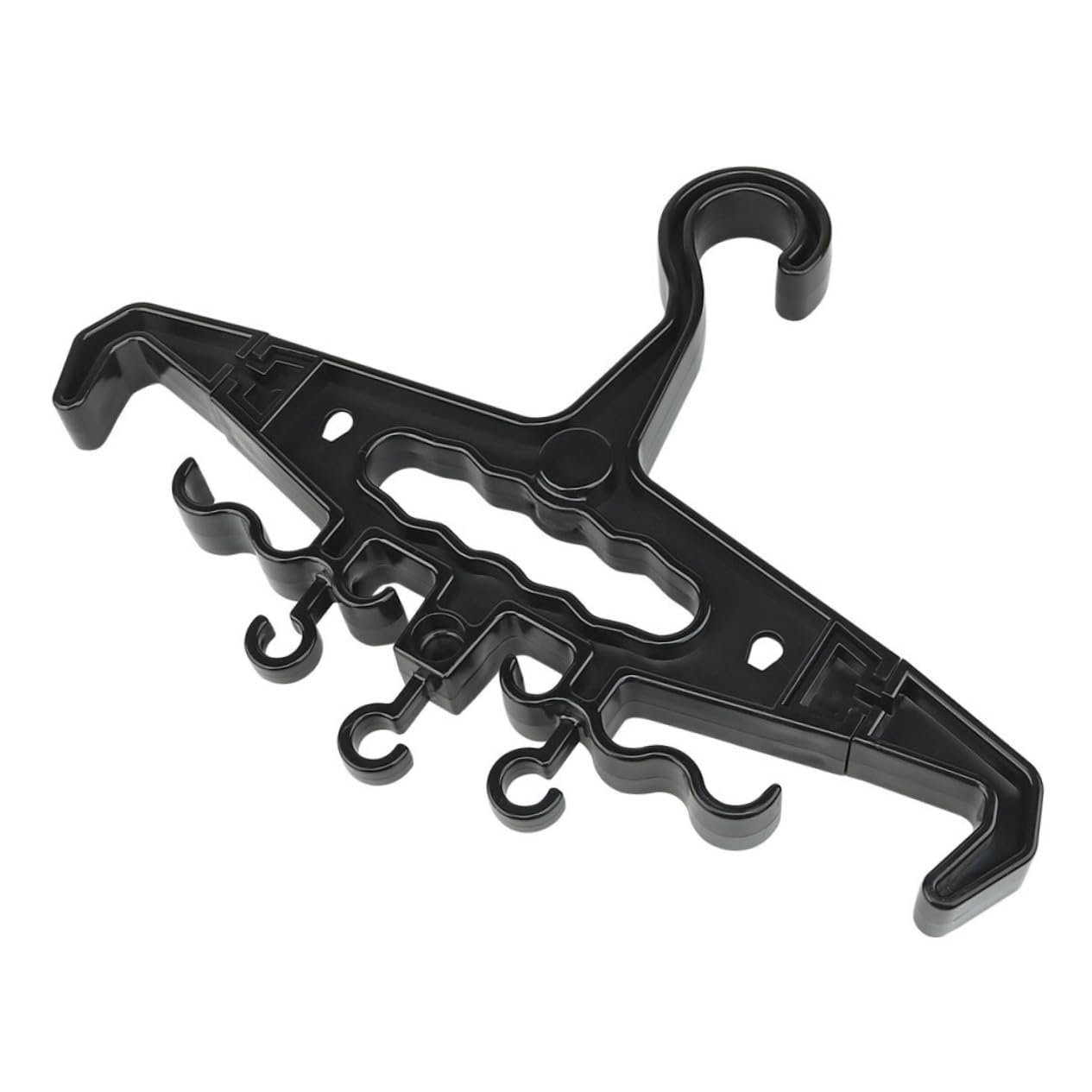 Cabilock Detachable Heavy Duty Plastic Hangers Versatile Dual Use Backpack Hook for Outdoor Equipment Space Saving Design for Bathroom Bedroom Wardrobe and More