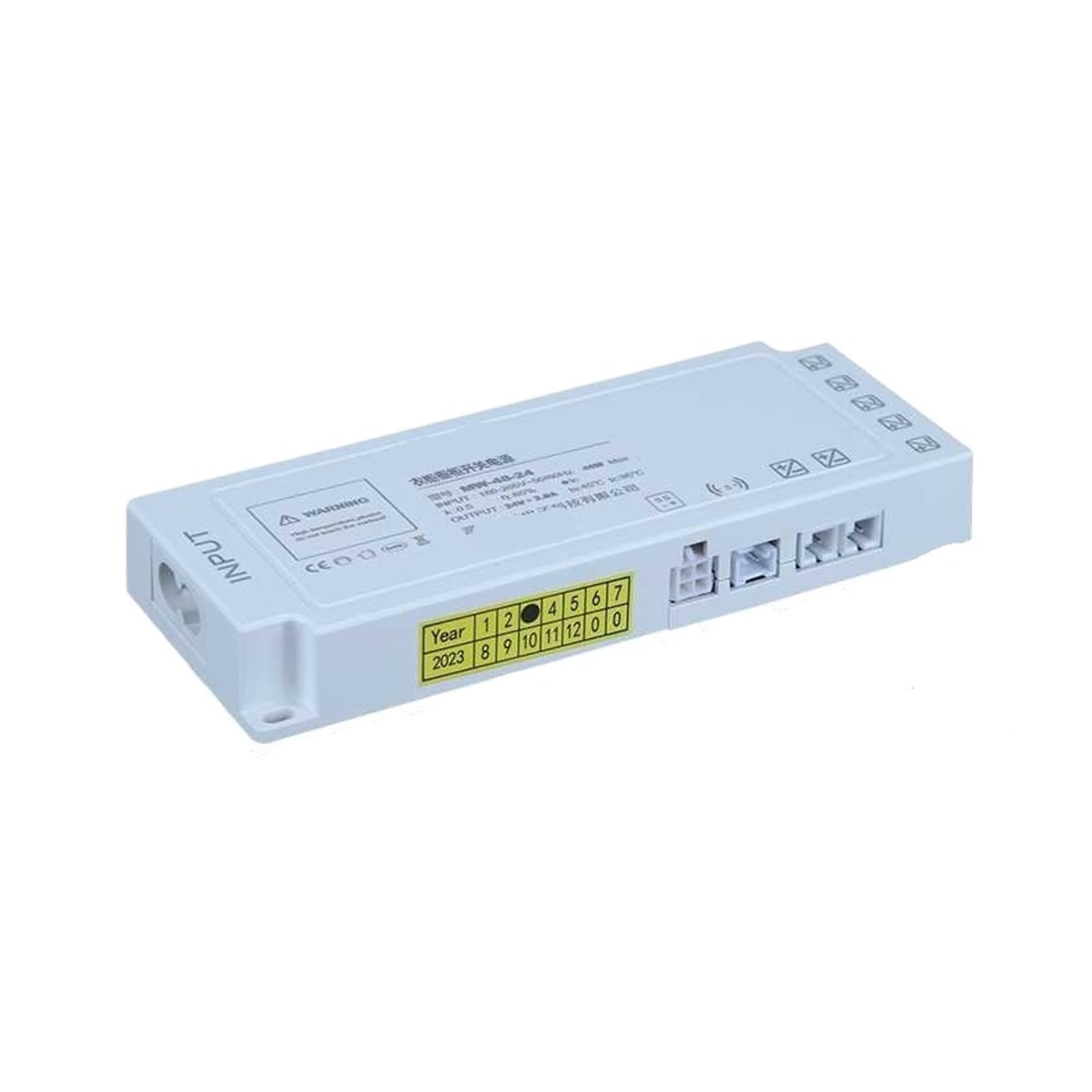 PWANUIGTE LED Wardrobe Cabinet Light Dedicated Power Supply 220 to 12V/24V with Transformer Interface Induction Switch(MW-48W-24V)