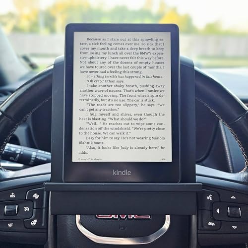 Black E-Reader, Phone Holder Steering Wheel Mount