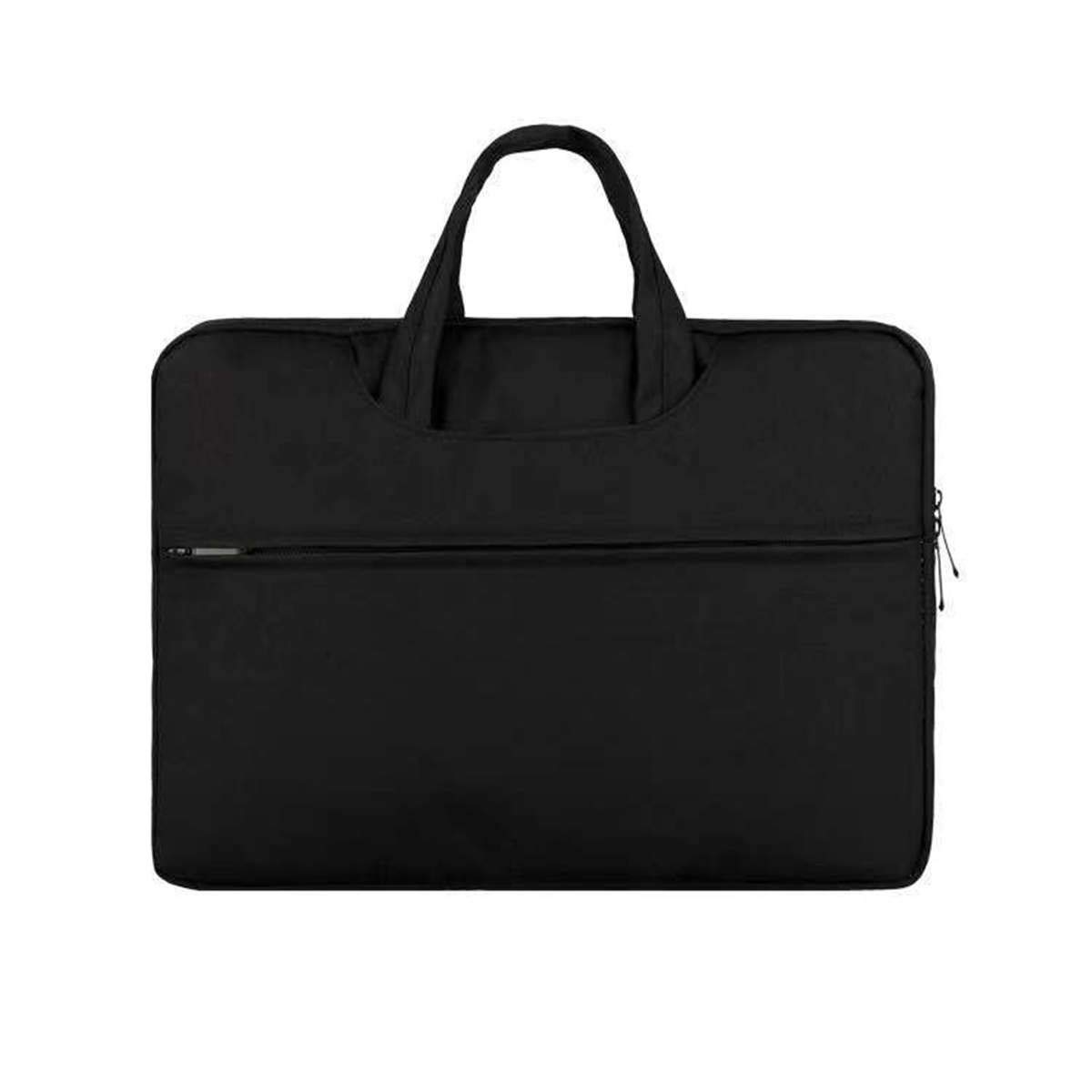 Guteck laptop bag compatible with 13 14 15 16 inch Notebook Computer, with invisible handle,compatible with various brands of laptops, Polyamide Multifunctional Briefcase Bag (14, Black)