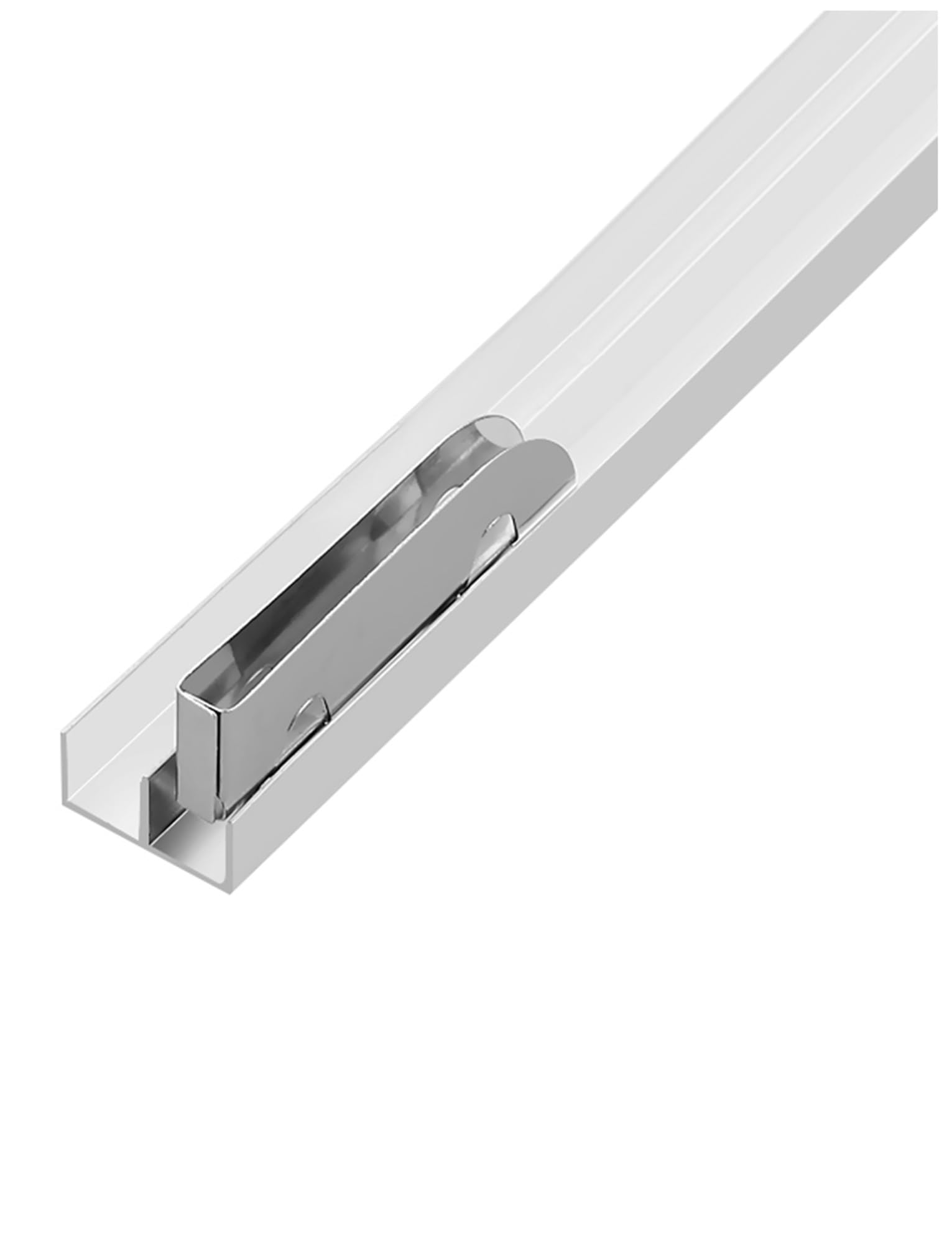 Set di guide for pulegge for porte scorrevoli a doppio binario: funzionamento fluido e silenzioso(70cm)