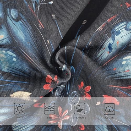 Cotton Girls Underwear Toddler Butterfly Flowers Wings Black Little Girl Panties Stylish Undies Kids Briefs 2t3