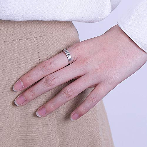 Bague ouverte rétro S925 en argent pour sublimer votre style