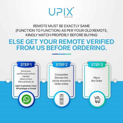 Image of Upix AC Remote No. 119 (No Backlight), Compatible /Replacement for Kelvinator AC Remote Control (Exactly Same Remote Will Only Work)