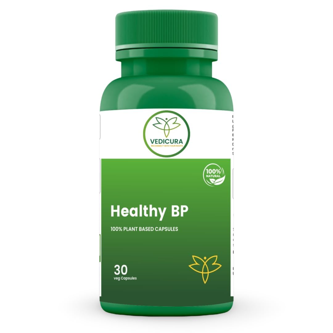 Vedicura Healthy BP: Ayurvedic Blood Pressure & Heart Wellness Supplement - With Guggul, Arjun, & Sarpagandha - 30 Capsules (B0CRB5FJ29) Amazon Price History, Amazon Price Tracker