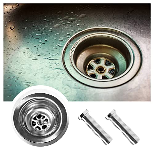 Juego de 2 tornillos para colador de fregadero de cocina 45mm miniatura 4