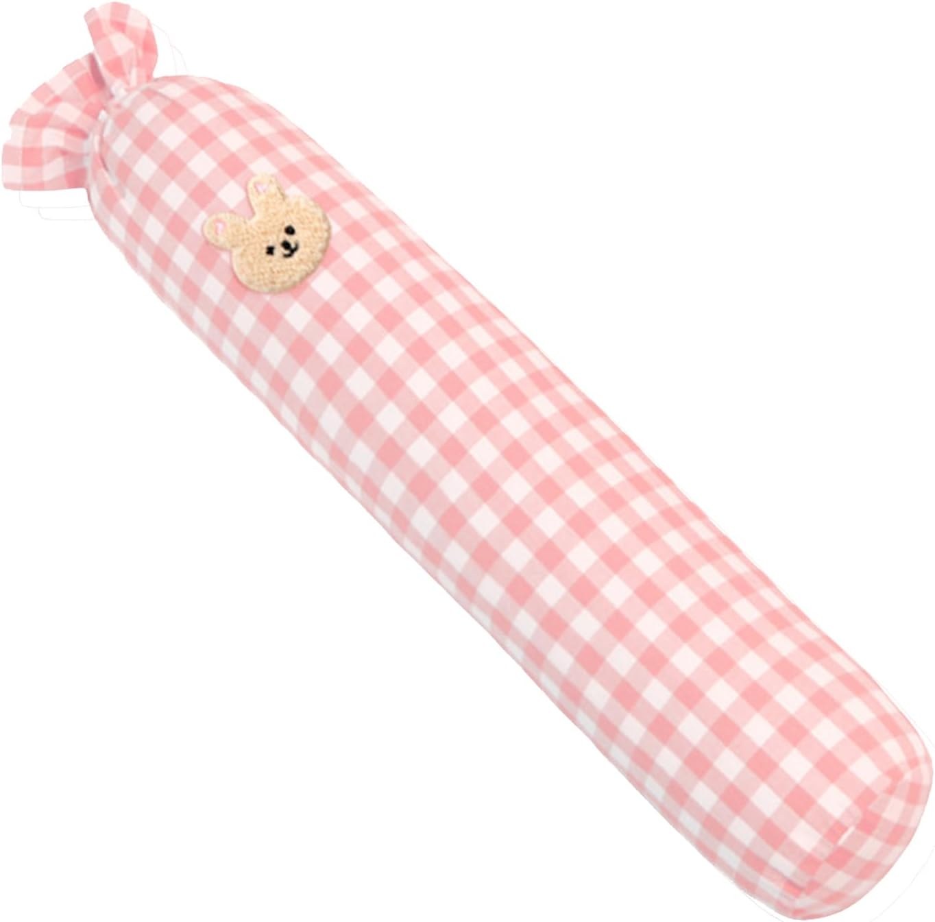 Long Strip Pillow for Bedroom Sofa Cushions Decorative (28inch,Buckwheat Husk,Pink)