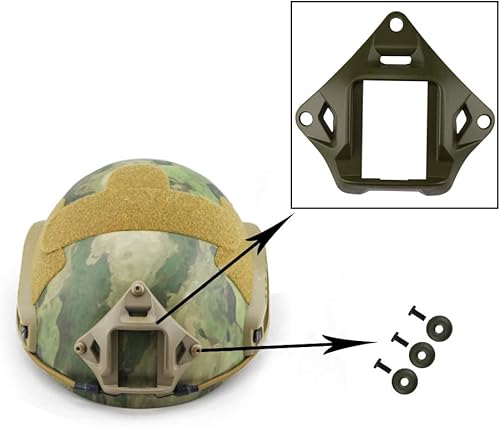 Miniatura 4 de Casco táctico NVG montaje Shroud acero deportes cámara soporte base para ACH MICH OPS-Core casco rápido