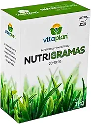 Fertilizante Adubo Mineral Nutrigramas Para Gramas e Gramados Sempre Verde Bem Nutrido 1kg