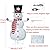 Lighted Snowman Outdoor Christmas Decorations, 42inch Collapsible Christmas Snowflake Cloth Snowman, Outdoor Snowman for Xmas Indoor/Outside Yard Holiday Party Decoration