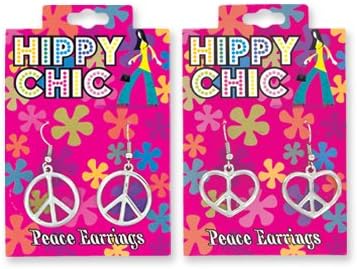 Hippy Chick Peace Earrings