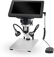 Vista 1 de Mikikit 1pc Digital Microscope Display and Led Light for Industrial Repair High-Definition Viewing Design for Precision Work