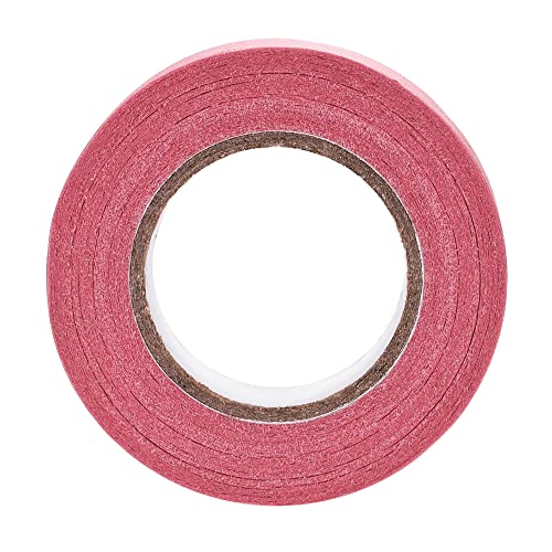 Image of uxcell 3Pcs 25mm 1 inch Wide 20m 21 Yards Masking Tape Painters Tape Rolls Pink