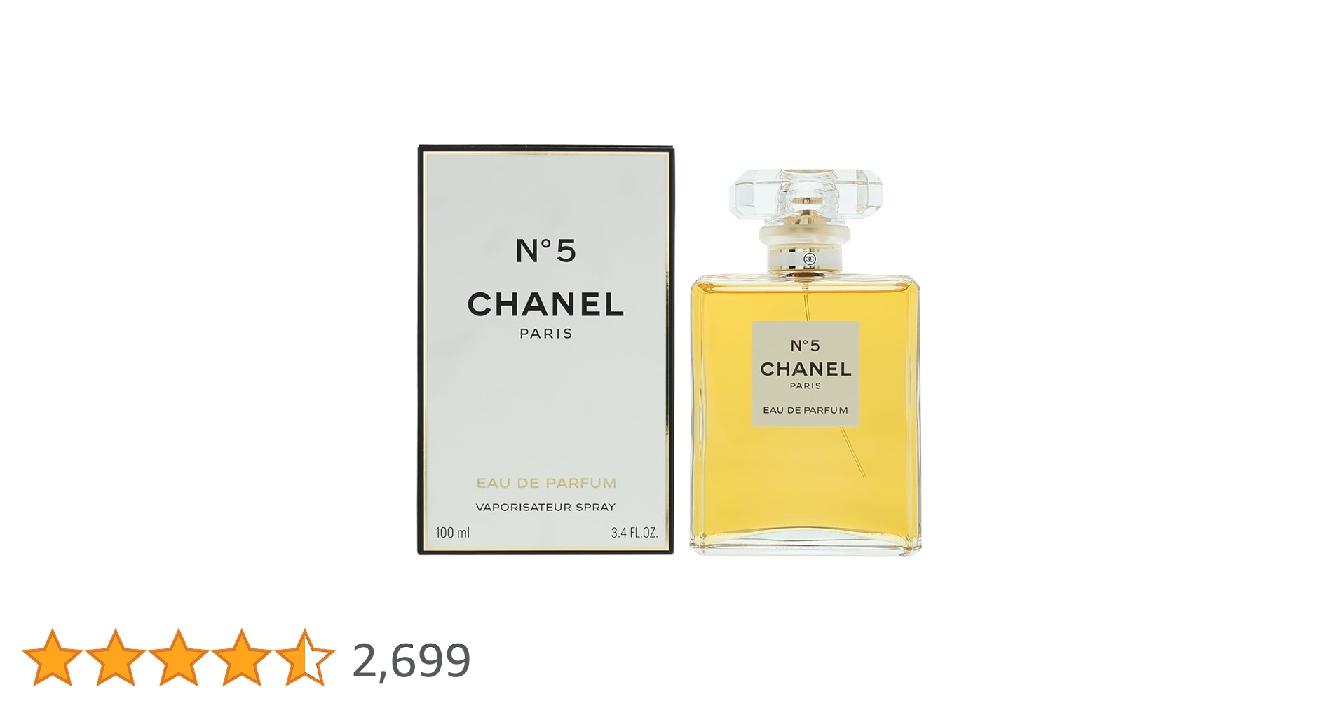 CHANEL N°5 オードパルファム 100ml N°5 Eau de Parfum Spray - 3.4 fl