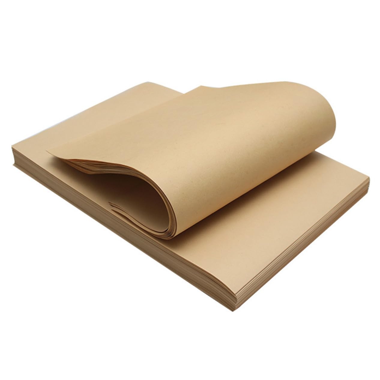 COLLBATH 300 hojas Papel Alimentario Antigrasa para Envolver Sándwiches y Hamburguesas Papel de Comida Kraft sin Cera para Uso Alimentario para Empanados y Cestas de Alimentos