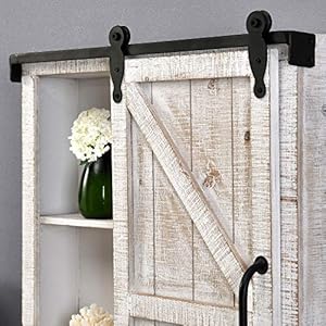 Firstimecooffwhitewinonabarndoormirroredcabinetstoragewithshelvesforbathroomkitchenandofficewoodfarmhouse28x21inches Urban Country Home Decor Firstime co off white winona barn door mirrored cabinet storage with shelves for bathroom kitchen and office wood farmhouse 28 x 21 inches urban country home decor