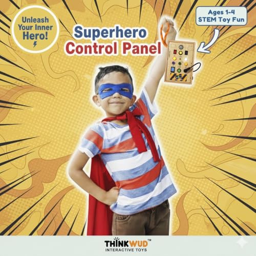 Image of Interactive Plug-in (Rechargeable), Montessori Busy Board for Toddlers 1-6 Years, Sensory Toy with Lights & Switches, Fine Motor Skills, Hand Eye Coordination, Screen-Free Travel Toy, BIS Certified