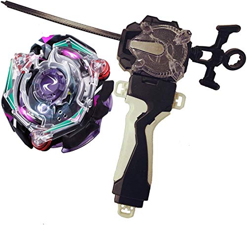 Bey Battle Evolution Blade Turbo God Bay B-74 Booster Kreis Satan.2G.Lp Gyro Starter Set Gold Lr Launcher Grip Kits Batting Top Games & Accessories Bey Burst Gaming Top Spinning Toy Gift for Boy Kids